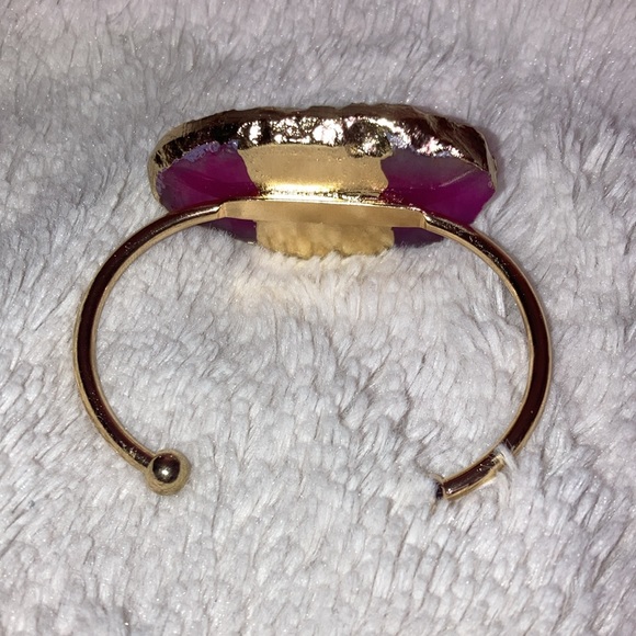 Influence Magenta Pink Stone Earrings and Cuff Bracelet - BNWT - Picture 6 of 8